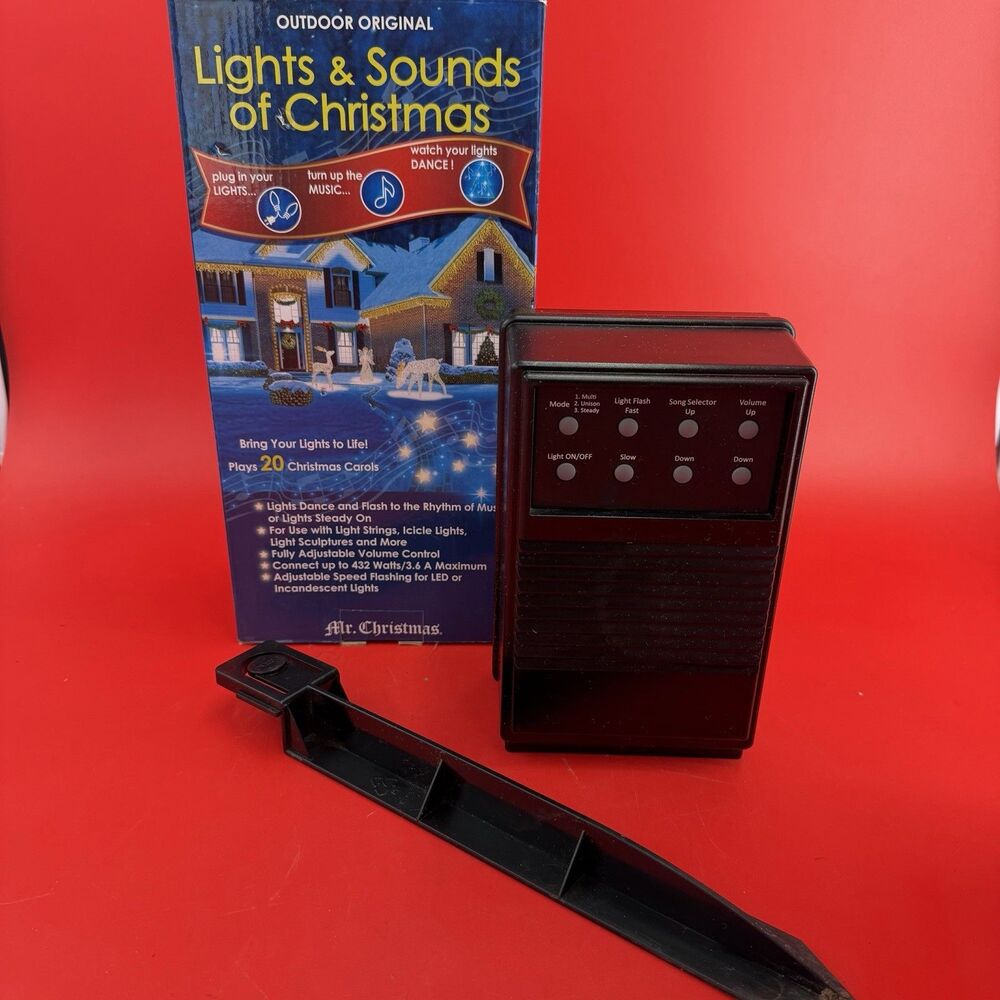 Mr. Christmas Lights & Sounds of Christmas Musical Light Show 20 Carols